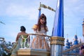 Disney Princess Parade at Magic Kingdom, February 2022 Royalty Free Stock Photo