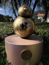 Disney`s 50th Anniversary BB8 Gold Statue inside Hollywood Studios