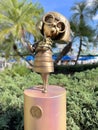 Disney`s 50th Anniversary Edna Mode Gold Statue inside Hollywood Studios
