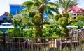 Disney topiary garden landscape Royalty Free Stock Photo