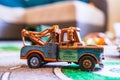 Disney Tow Mater toy vehicle Royalty Free Stock Photo