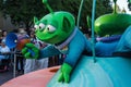 Disney Toy Story Parade Green Aliens Royalty Free Stock Photo