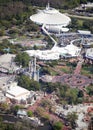 Aerial view of Walt Disney Worlds Magic Kingdom