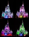 Disney World Cinderellas Castle at night