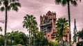Disney world Orlando Florida Hollywood studios tower of terror Royalty Free Stock Photo