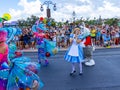Disney World Orlando Florida Magic Kingdom parade goofy Royalty Free Stock Photo