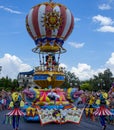 Disney World Orlando Florida Magic Kingdom parade micky mouse Royalty Free Stock Photo