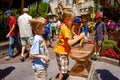 Disneyland King Arthur Excalibur Sword in Stone Royalty Free Stock Photo