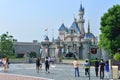 Disneyland Castle, Hong Kong Royalty Free Stock Photo