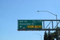 Disneyland Drive street sign in Los Angeles California