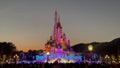 Disneyland hongkong sunset parade castile prince princess mickey