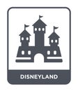 disneyland icon in trendy design style. disneyland icon isolated on white background. disneyland vector icon simple and modern