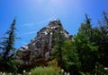 Disneyland Matterhorn Mountain Trees Sunny Day