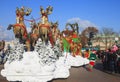 Disneyland - parade in Christmas Time, Paris Royalty Free Stock Photo