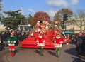 Disneyland - parade show in Christmas Time Royalty Free Stock Photo