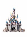 Disneyland Paris Castle Royalty Free Stock Photo