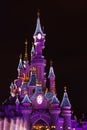 Disneyland Paris during Christmas celebrations Royalty Free Stock Photo