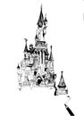 Disneyland Paris - Hand-drawn illustration