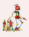 Pixar Toy Story Tinkertoy on White Royalty Free Stock Photo