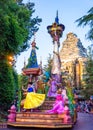 Disneyland Princess Parade Float Royalty Free Stock Photo