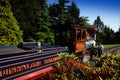Disneyland railroad Royalty Free Stock Photo