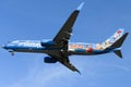 Disneyland Resort - Pixar Pier paint scheme on Alaska Airlines 737