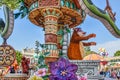 Disneyland Main Parade with Animation of Characters Royalty Free Stock Photo