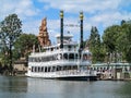 Disneyland`s Mark Twain Riverboat Royalty Free Stock Photo