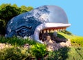 Disneyland Storybook Land boat ride Monstro Blue Whale Royalty Free Stock Photo