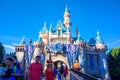 Disneyland 60th Anniversary Sleeping Beauty Castle Royalty Free Stock Photo