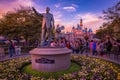 Disneyland and Walt Disney Statue