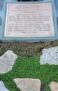 Disneyland Welcome plaque 1955