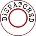 Dispatched Stamp