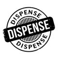 Dispense rubber stamp