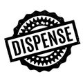 Dispense rubber stamp