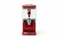 Dispenser for drinks equipment on white background. Generate Ai