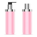 Dispenser Pump Cosmetic Bottles with Gloss