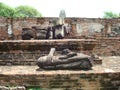 Displaced Body Statue in Ayutthaya Thailand