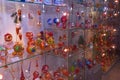 Display of Christmas toys