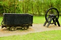 Display of coal mining equipment Royalty Free Stock Photo