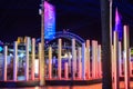 `Vivid Sydney` lighting displays and Harbour Bridge, Sydney, Australia