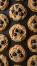 display of cookies with chocochips captured in foodgraphy