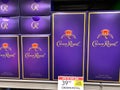 A display of Crown Royal Canadian Whiskey
