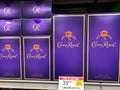 A display of Crown Royal Canadian Whiskey