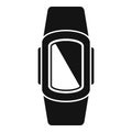 Display digital device icon simple vector. Armlet tech