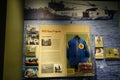 A display that educates visitors on the role that the Navy SEALs provide to the NASA Space Program