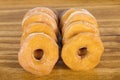 Display Of Glazed Donuts Royalty Free Stock Photo