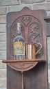 Display of liquor in a distillery