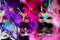 Display of masks at a souvenir shop in the street of Venice, Italy