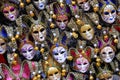 Display of masks at a souvenir shop in the street of Venice, Italy Royalty Free Stock Photo